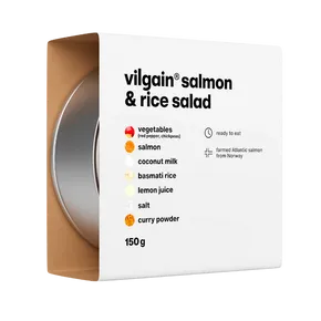 Vilgain Lososový salát s rýží 150 g